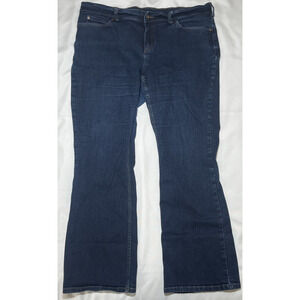 Duluth Plus Daily Bootcut Jeans Duluthflex Plus Size 18W x 31 Denim Womens 75808